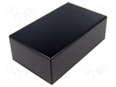 Enclosure: multipurpose; X: 95.5mm; Y: 157.8mm; Z: 53mm; ABS; black