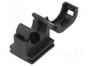 Bracket; ØBraid : 12mm; polyamide 6; PMAFLEX; -40÷105°C