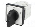 Switch: cam switch; Stabl.pos: 2; 10A; 0-1; Poles: 3; 3.5kW