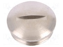 Stopper; M20; IP54; Mat: brass; Body plating: nickel