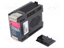 Power supply: switched-mode; modular; 60W; 24VDC; 2.5A; 85÷264VAC