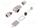 Plug; M12; PIN: 5; female; B code-Profibus; for cable; IP67; 6÷8mm