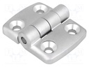 Hinge; Width: 59mm; aluminium; H: 48mm