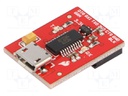 Module: adapter; USB-UART; FT231X; USB,pin strips; 1Mbps