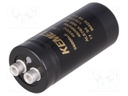 Capacitor: electrolytic; 36000uF; 40VDC; Leads: screw; ESR: 27mΩ