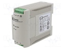 Power supply: switched-mode; 30W; 24VDC; 21.6÷28.8VDC; 1.25A; 350g