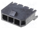 Socket; wire-board; male; Micro-Fit 3.0; 3mm; PIN: 3; THT; 5A; tinned