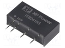 Isolated Board Mount DC/DC Converter, ITE, 1 Output, 1 W, 15 V, 66.7 mA