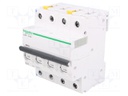 Circuit breaker; 400VAC; Inom: 25A; Poles: 3+N; DIN; Charact: B; 6kA