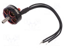 Motor: BLDC; 27g; 14.8÷22.2VDC; Series: RS; KV (V): 2700; 27.2mm