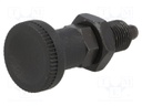 Indexing plungers; Thread: M10; Plating: black finish; Mat: steel