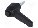 Lever; adjustable; Thread len: 16mm; Lever length: 50mm