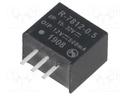 Converter: DC/DC; 6W; Uin: 15÷32V; Uout: 12VDC; Iout: 500mA; SIP3