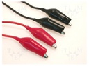 Test lead; 1m; 60VDC; red and black; 2x test lead