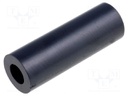 Spacer sleeve; cylindrical; polystyrene; L: 20mm; Øout: 7mm; 70°C