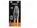 Tool: for crimping; non-insulated terminals; 0.5÷16mm2