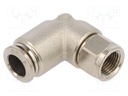 Push-in fitting; angled; 1/8"; -0.99÷20bar; 8mm