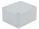 Enclosure: multipurpose; X: 58mm; Y: 64mm; Z: 36mm; S-8100; aluminium