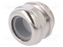 Cable gland; M50; IP68; Mat: brass; Body plating: nickel