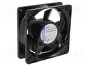 Fan: AC; axial; 230VAC; 119x119x38mm; 160m3/h; 46dBA; slide bearing