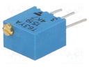 Potentiometer: mounting; multiturn; 5kΩ; 250mW; ±10%; linear; T63YA