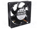 Fan: DC; axial; 24VDC; 120x120x25mm; 220.8m3/h; 51dBA; ball bearing