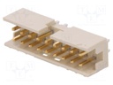 Socket; wire-board; male; Minitek; 2mm; PIN: 18; THT; on PCBs; 2A