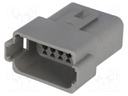 Connector: wire-wire; DT; plug; male; PIN: 12; IP68; Locking: latch