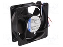 Fan: DC; axial; 24VDC; 119x119x38mm; 440m3/h; ball bearing; IP20