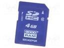 Memory card; industrial; SD,pSLC; 4GB; Class 10; -40÷85°C