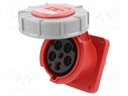 Connector: AC supply 3-phase; socket; female; 63A; 400VAC; PIN: 5