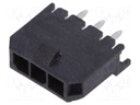 Socket; wire-board; male; Micro-Fit 3.0; 3mm; PIN: 3; THT; 5A; 600V