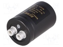 Capacitor: electrolytic; 8200uF; 63VDC; Leads: screw; ESR: 56mΩ