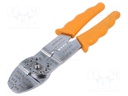 Tool: for crimping; non-insulated terminals