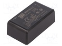 Power supply: switched-mode; modular; 20W; 3.3VDC; 69.5x39x24mm