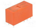 Relay: electromagnetic; DPDT; Ucoil: 12VDC; 8A/250VAC; 8A/30VDC; 8A