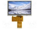 Display: TFT; 4.3"; 480x272; Illumin: LED; Dim: 105.5x67.2x4.05mm