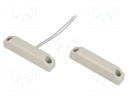 Reed switch; Pswitch: 10W; 60x12x14mm; Connection: lead; 500mA