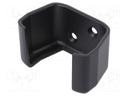 Wall-mounted holder; Colour: black