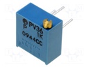 Potentiometer: mounting; horizontal; 1kΩ; 500mW; THT; ±10%; linear