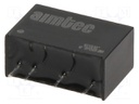 Converter: DC/DC; 1W; Uin: 9÷18V; 24VDC; Iout: 42mA; SIP6; 3g