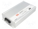 Power supply: switched-mode; modular; 600W; 24VDC; 280x144x48.5mm