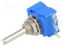 Potentiometer: shaft; single turn; 10kΩ; ±20%; 500mW; linear; IP64