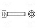 Screw; M3x8; DIN: 912; Head: cheese head; imbus; steel; black finish