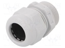 Cable gland; with metric thread; M25; IP68; Mat: polyamide