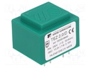 Transformer: encapsulated; 2VA; 230VAC; 10.5V; 190.4mA; IP00; 90g