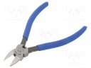 Pliers; side,cutting; two-component handle grips; 155mm