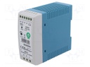 Power supply: switching; for DIN rail; 40W; 5VDC; 8A; 90÷264VAC