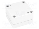 Enclosure: multipurpose; X: 65mm; Y: 65mm; Z: 40mm; 1555; ABS; grey