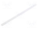 Cover for LED profiles; white; 1m; Application: HI8; V: C1; push-in